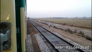 preview picture of video 'PAKISTAN RAILWAYS 42 DN CROSSING 511 UP FREIGHT UP BY ( NOOR MUHAMMAD MUGHAL ).'