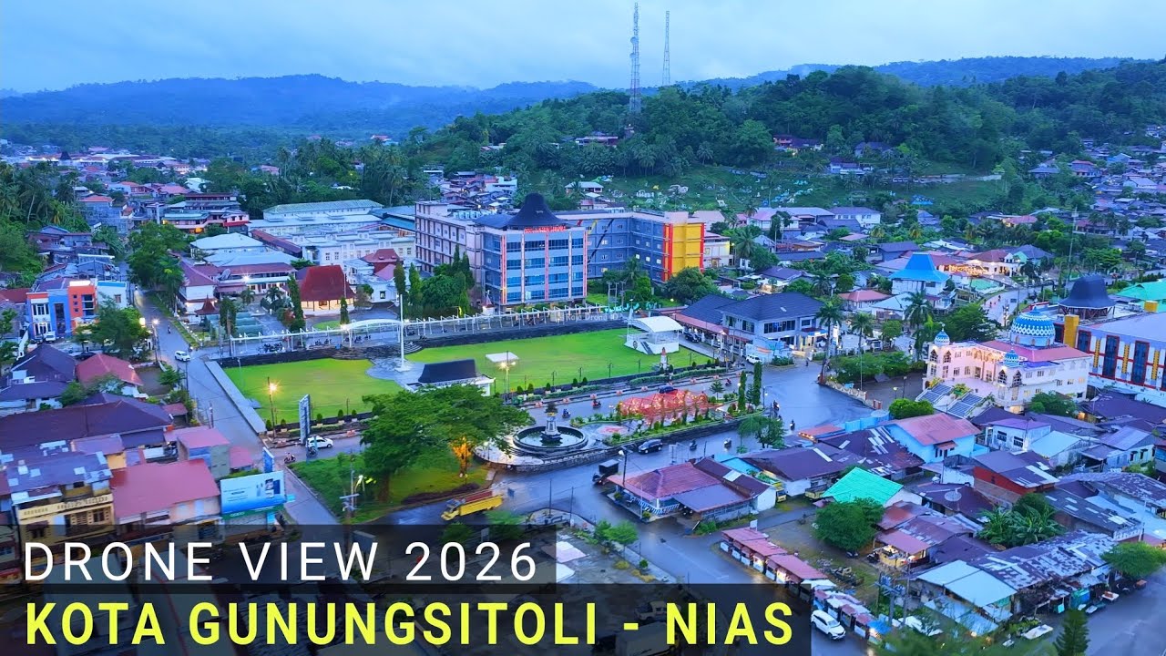 Pesona Kota Gunungsitoli Nias 2026 | Drone View by DJI Mavic 4 Pro