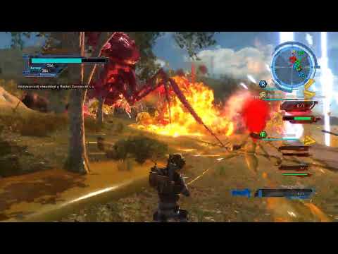 Earth Defense Force 5 Mission 19 Online, Hard Difficulty