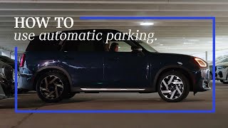 Mini How To Use The Automatic Parking Assistant MINI How-To