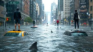 Hurricane Traps Thousands of People in a Flooded City Filled With Sharks