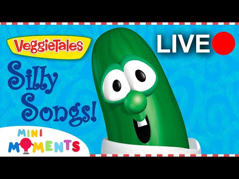 LIVE 🔴 | Silly Songs With Larry! |  Veggietales |  Mini Moments