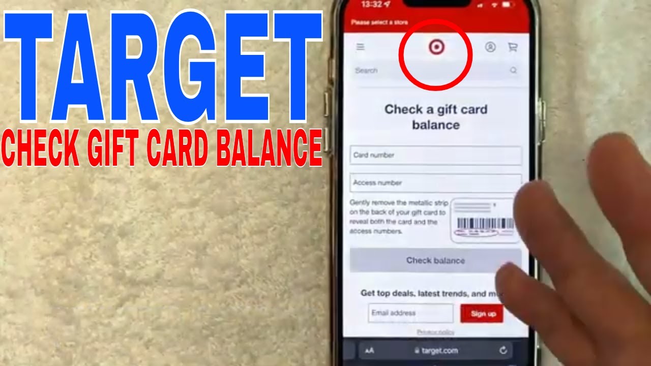 ✅  How To Check Target Gift Card Balance 🔴