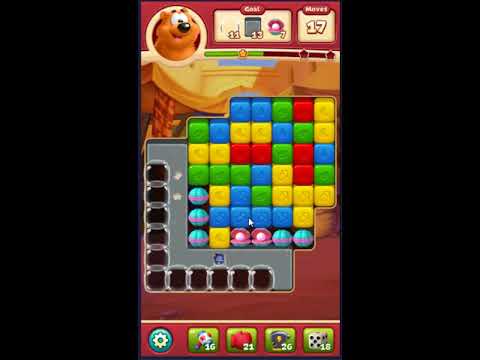 Toon Blast Level 1715 - NO BOOSTERS 🐻🐺🐱 | SKILLGAMING ✔️