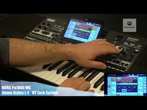 KORG Pa1000 MG DEMO 3 Styles L 4