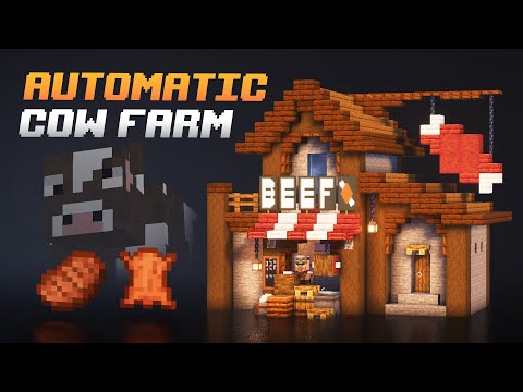 Minecraft: Best Cow Farm Tutorial 1.21+ (Java & Bedrock)