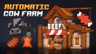 Minecraft: Best Cow Farm Tutorial 1.21+ (Java &amp; Bedrock)