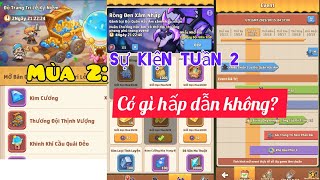 Tất cả sự kiện Tuần 2 Mùa 2: Sự kiện nào mới   | Top heroes ( 165 day )
