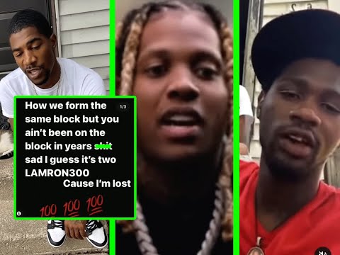 Lamron OJ300 Sends Message To Lil Durk "He Think He A Big Dog Cuz He Got Money"!!