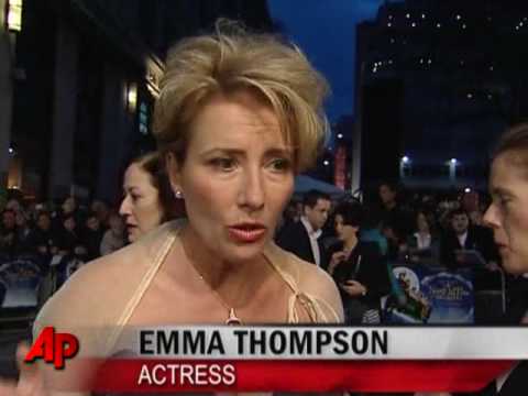 Thompson, Gyllenhaal Upstaged by Pig at Premiere