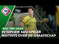 ADO-speler Matthys: 'Hopelijk gaan de jonge jongens door de blessures nu hun kans pakken'