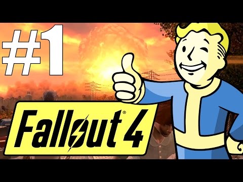 Fallout 4 Lets Play - Part 1 - Sanctuary Hills and Vault 111! (Survival Mode)