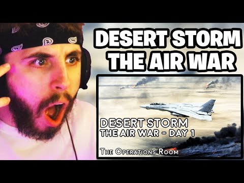 Brit Reacts to Desert Storm - The Air War, Day 1 - Animated