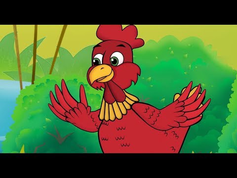 Capa de Os Amiguinhos - A Galinha Ruiva
