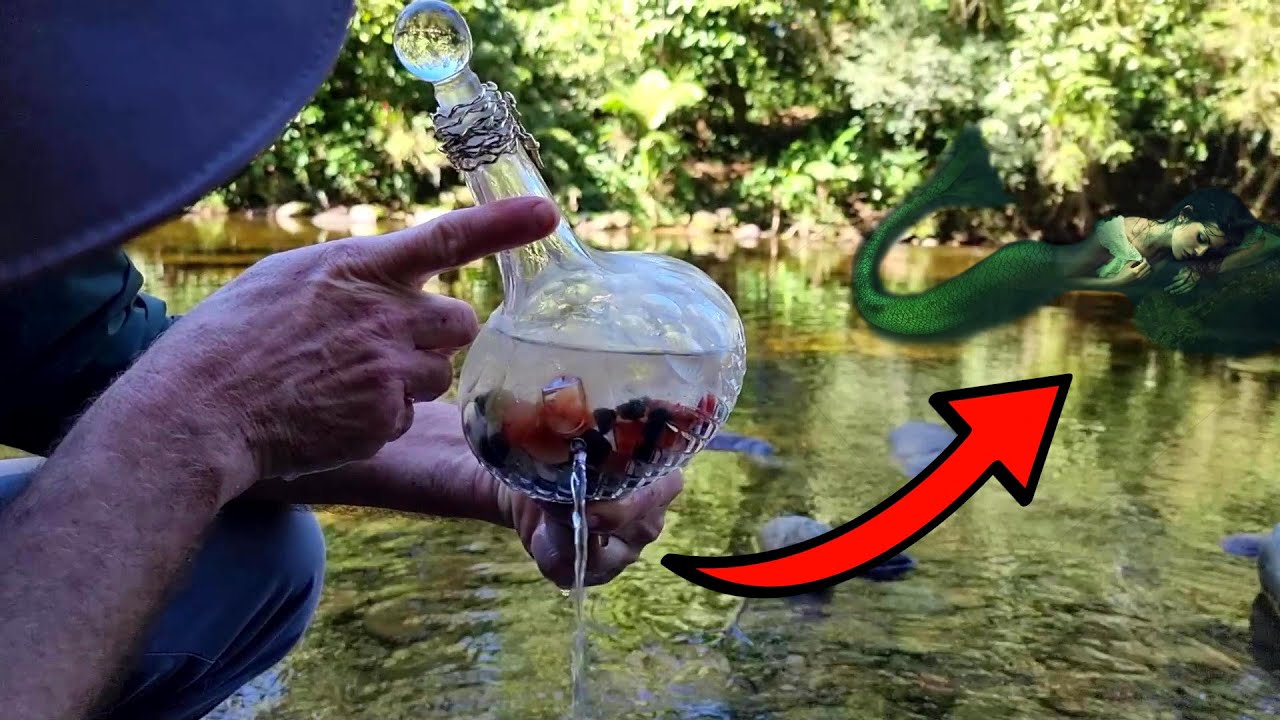 Objetos encantadores no lugar onde a Sereia Iara é vista