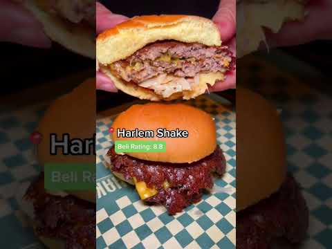 Stop 53: Harlem Shake NYC. The Search for NYC’s Best Burger. Full ranked list on the Beli App.