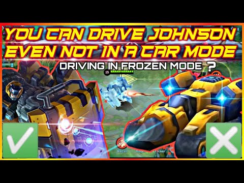 FUNNY JOHNSON DRIVING | NOT A PRANK | FROZEN JOHNSON DRIVING | NOT IN A CAR FORM DRIVING BUG | MLBB