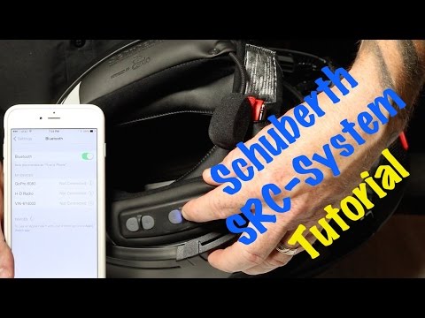 How to use & operate Schuberth SRC Bluetooth Headset System for C3 Modular Helmet-Complete Guide