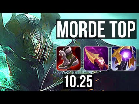 MORDEKAISER vs AATROX (TOP) (DEFEAT) | 9 solo kills, Rank 15 Morde | BR Challenger | v10.25