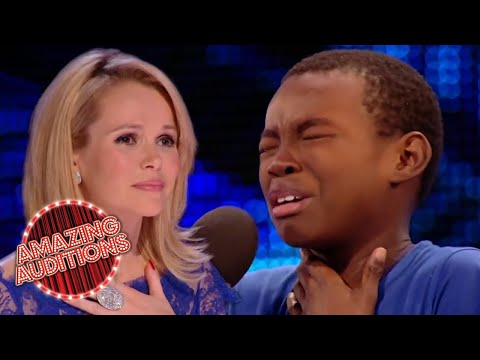 Little Boy BREAKS DOWN During Audition Then WOWS The World | Amazing Auditions