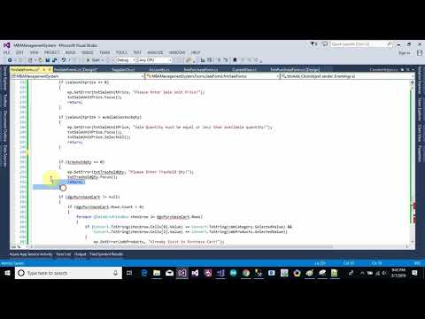 Accounting Management System Part 69 Sale Invoice Designing and Validation Form in C C Sharp