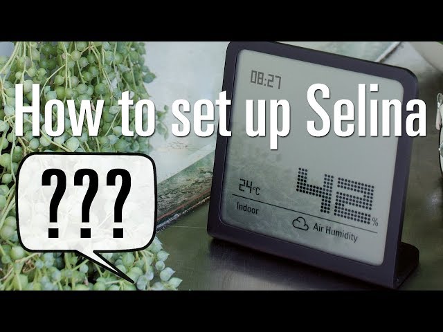 Video teaser for How to set up Selina Hygrometer by Stadler Form