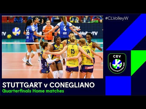 #CLVolleyW | Allianz MTV STUTTGART vs A. Carraro Imoco CONEGLIANO - Match Highlights