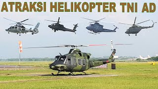 Download lagu ATRAKSI Helikopter TNI AD - Penerbad Expo 2024 Lanumad Ahmad Yani Semarang mp3