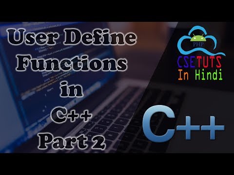 5 Programming in C User Define Functions Part 2 No Arguments With Return type Hindi