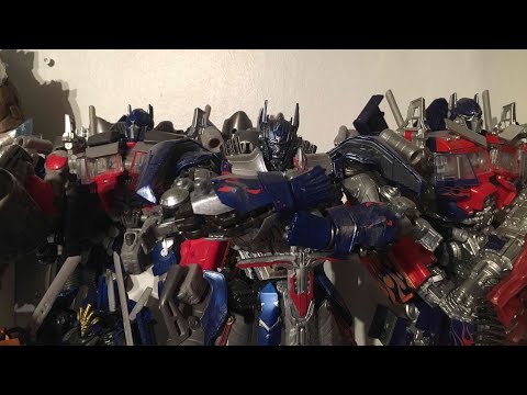 PrimeVsPrime’s Entire Transformers Movie Universe Optimus Prime Collection Video (September 2017)