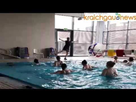 Schwimmtraining des Brettener Woche-Leserstaffelteams