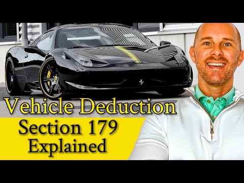 Vehicle Tax Deduction // Section 179 Explained // How to Write Off a Car