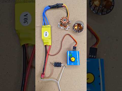 How to work BLDC motor | #dcmotor #tech #youtubeshorts #dcmotorproject