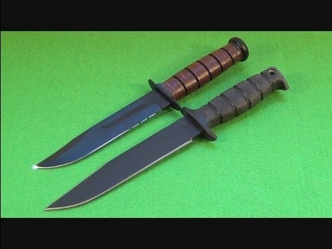 Ontario SP-6 Spec Plus Fighter, Military Knife Review Video