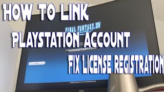 Finale Fantasy XIV (14) Online | How to link PlayStation account and by pass License registration