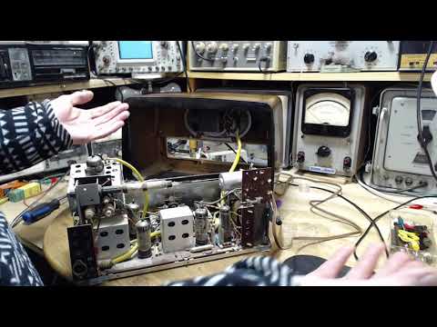 Nordmende Norma Luxus Tube Radio Video #2 - FM Detector Capacitor
