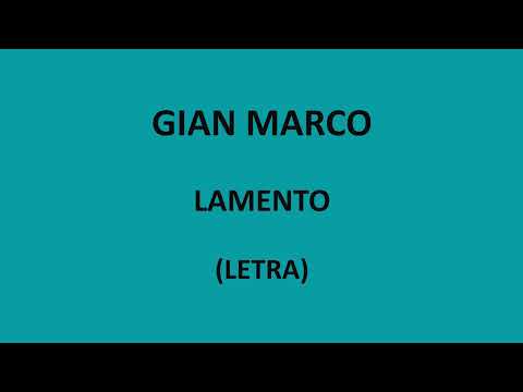 Lamento - Gian Marco