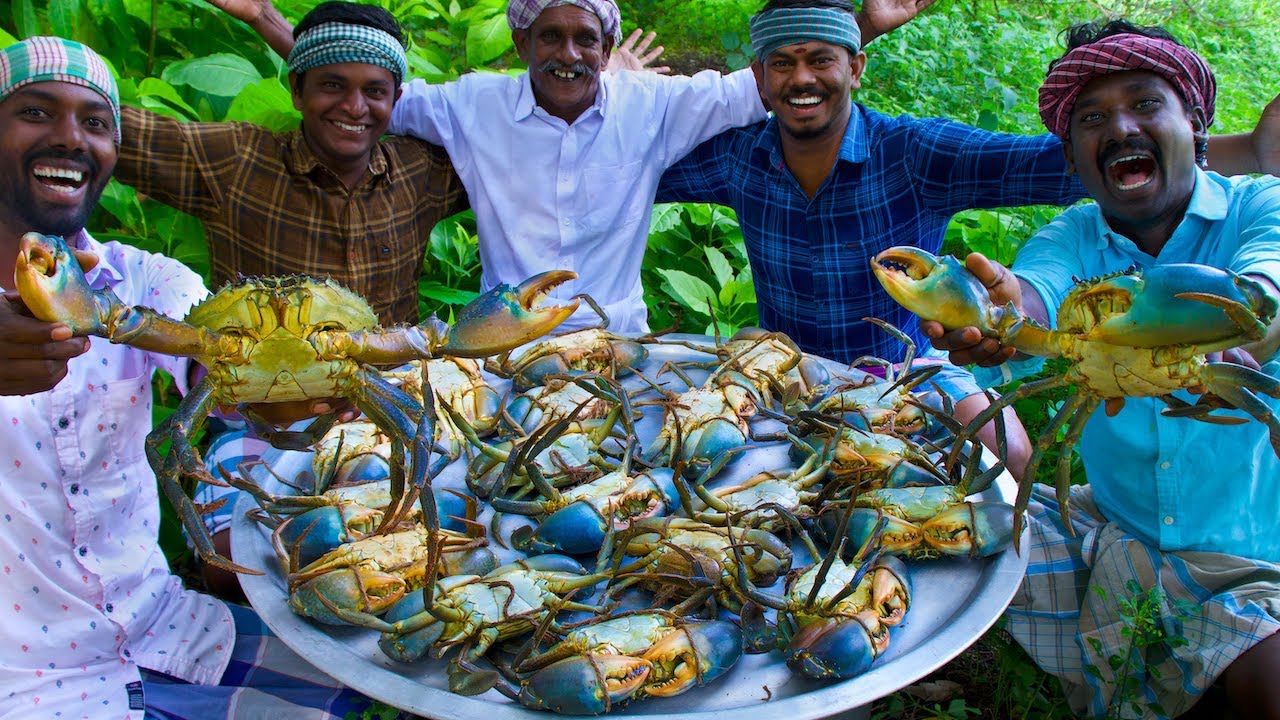 KING SIZE CRAB | 2Kg Crabs | Samba Nandu | Traditional Crab Gravy | Big Size 20 Crab | Cooking Crab