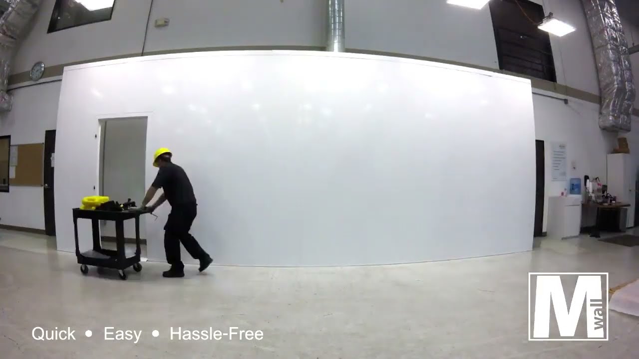 SwiftWall® Max | Fast Installation of Non-Combustible Modular Walls | Time-Lapse Build Process