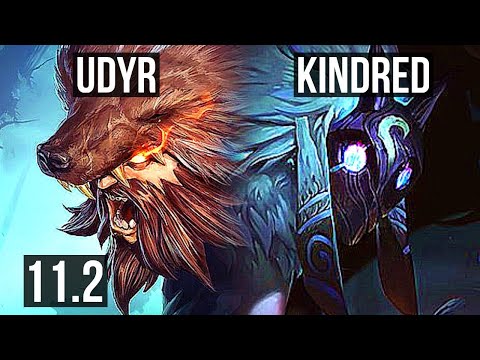 UDYR vs KINDRED (JUNGLE) | 12/1/16, Rank 4 Udyr, 500+ games, Godlike | BR Grandmaster | v11.2
