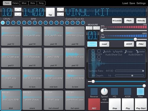 Beat Machine for iPad Demo and Tutorial