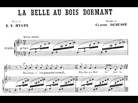 Debussy - La Belle au Bois dormant, L.74 (w/score)