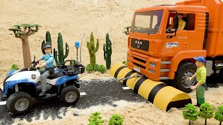 Police Car Team Rescue Construction Vehicles Collection Videos Funny Stories | BIBO TOYS
