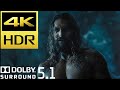 Aquaman Returns to Atlantis Scene | Zack Snyder's Justice League (2021) Movie Clip 4K HDR