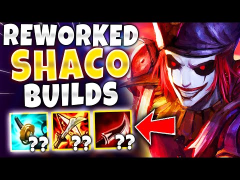 REWORKED SHACO CAN BUILD ANYTHING! WHICH IS THE BEST??? - League of Legends