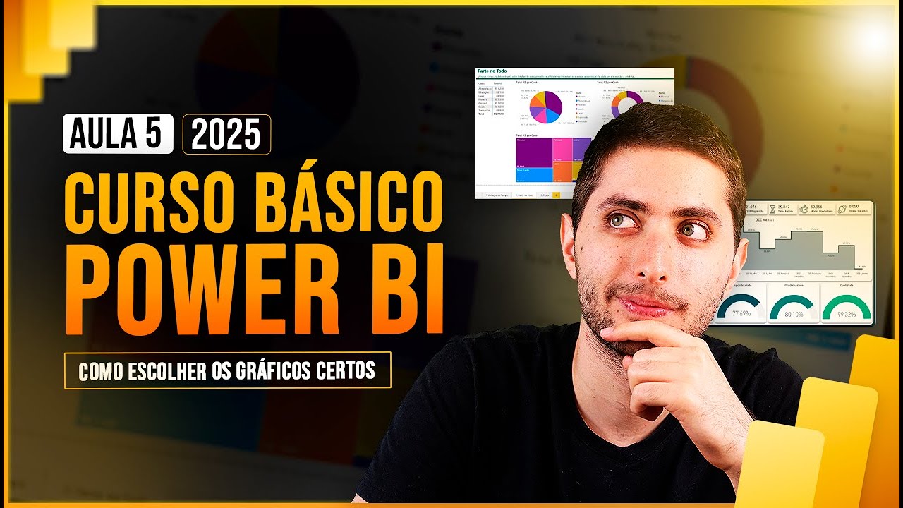 Curso Básico Power BI 2025 - Aula 5 - Como Escolher os Gráficos Certos