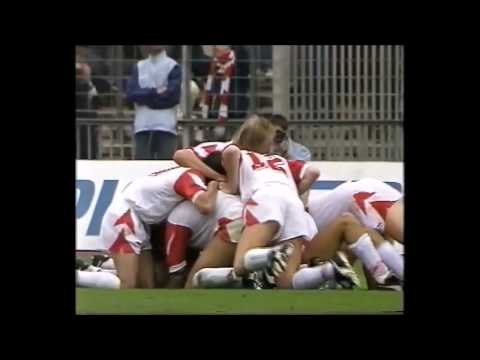 1990 Fortuna Düsseldorf - Hamburger SV 2:1 | Tore: Thomas Allofs & Karsten Hutwelker