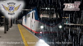 0015 Washington D.C. - Boston (Newark Liberty - New Rochelle) - NEC New York - ACS-64 - TSW 2020