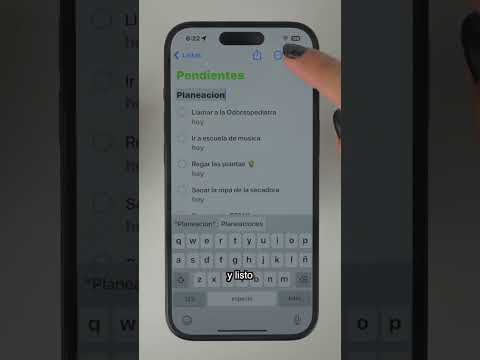 Cómo agrupar listas en la aplicación Recordatorios de iOS