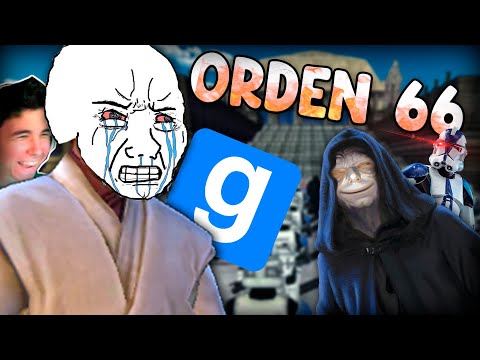 Momentos graciosos y Orden 66 | GMOD [Star Wars RP]